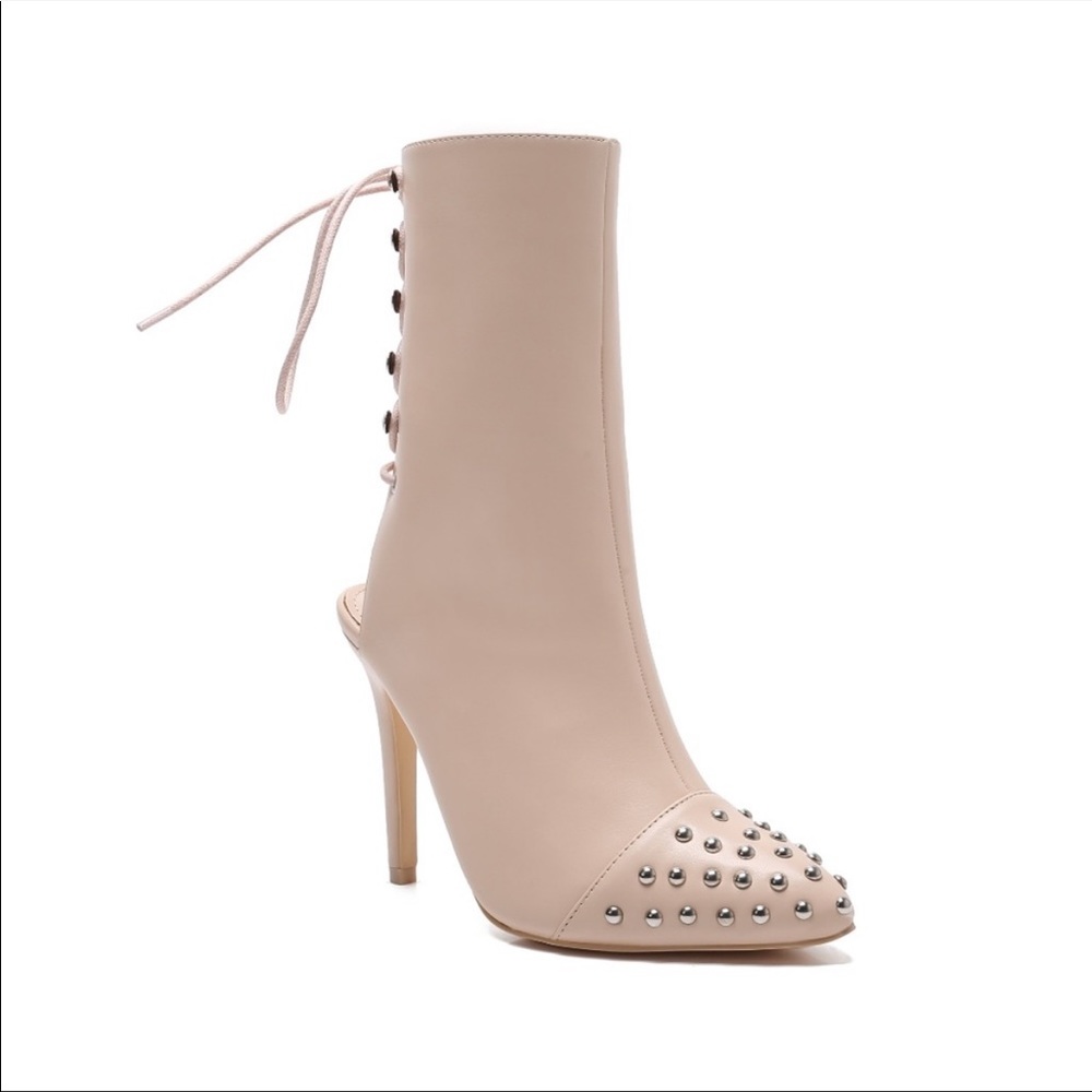Brand new in box lace up booties. Size 7 7.5 and 9 - Picture 3 of 6